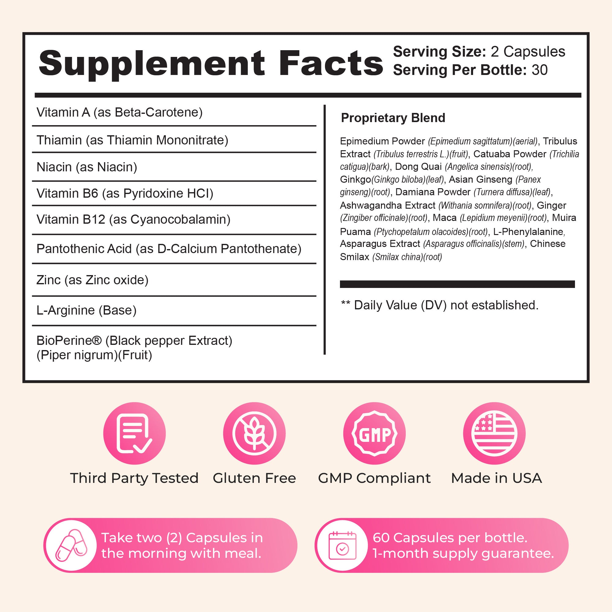 Inner Royalty's Hormone Balance Woman's Supplement | Supports PH Balance, Moisture & Tone, Menopause, Energy, Mood Swings* [30 Day Supply]