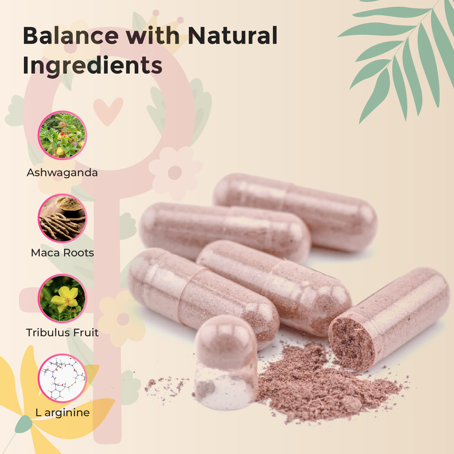 Inner Royalty's Hormone Balance Woman's Supplement | Supports PH Balance, Moisture & Tone, Menopause, Energy, Mood Swings* [30 Day Supply]